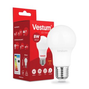 Лампа LED VESTUM A55 8W 3000K 220V E27